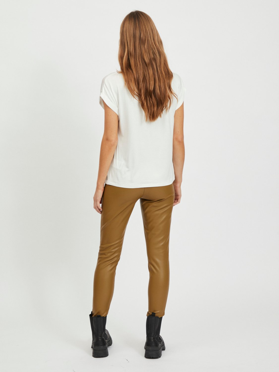 VIELLETTE T-shirts & Tops - snow white - VERO MODA & VILA Bergvik